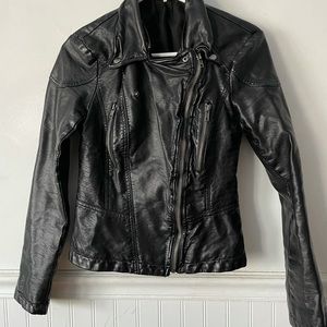 Free People Vegan Leather Jacket